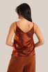 Satin sleeveless top